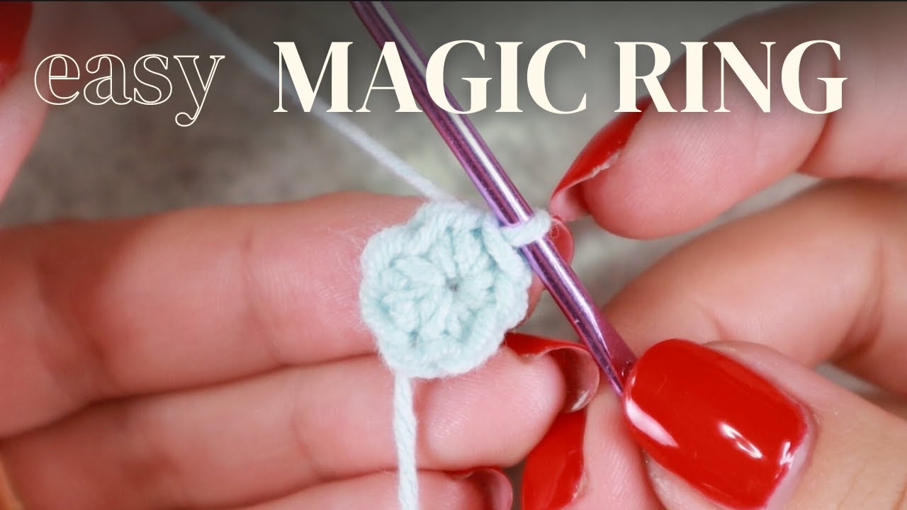 Magic Circle Crochet Tutorial | How To Make A Magic Ring | Adjustable ...