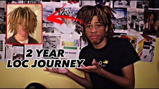 MY 2 Year and 7 MONTH LOC JOURNEY!!! *crazy hair growth*