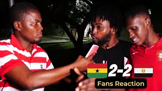 GHANAIANS REACT TO BLACK STARS 2-2 DRAW AGAINST EGYPT | AFCON 2023 FAN REACTIONS