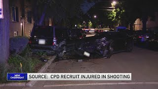 Chicago police recruit shot on North Side