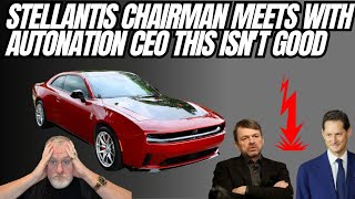 Stellantis Chairman Meets With Autonation CEO At CTC To Avoid Disaster