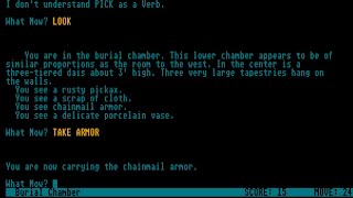 ATARI ST The Artisan's Tomb OK 1993 Artisans Artisan s Tomb Dead Seagull AGT TEXT THE ADVENTURE GAME