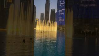 Amazing Dancing Fountain Show In Dubai Mall | Burj Khalifa LED Light Show | #fountain #viral #foryou