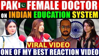 PAKISTANI FEMALE DOCTOR ON INDIAN EDUCATION SYSTEM l 80% PAK STUDENTS FOLLOWING INDIAN AUTHORS BOOKS