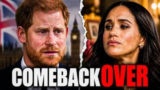 Harry DEVASTATED As Meghan Shuts Down His UK Comeback Dream