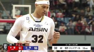 千葉ジェッツvsシーホース三河｜B.LEAGUE第17節GAME2Highlights｜01.22.2017 プロバスケ (Bリーグ)