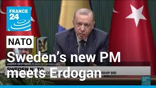Swedish PM seeks to win Turkish support for NATO membership • FRANCE 24 English