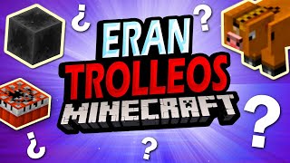 ✅ 10 Cosas añadidas a Minecraft que eran TROLLEOS!!