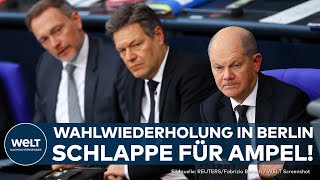 BERLIN: Wiederholung der Bundestagswahl! Warnschuss für Ampel! AfD und CDU legen zu