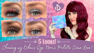 5 Looks with the Norn's Palette from Oden's Eye - Showing one of my favorite palettes some love! 💖