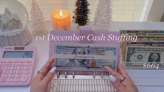 1st December Cash Stuffing | Sinking Funds | Low Income | Budget Binder