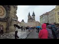 czech republic daytime walk in prague s old town in the rain チェコ プラハ 旧市街 世界遺産 散歩 4k