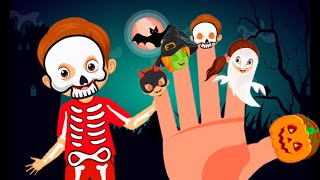 La chanson de la famille des doigts d'Halloween | Chansons pour enfants - Max and Mia