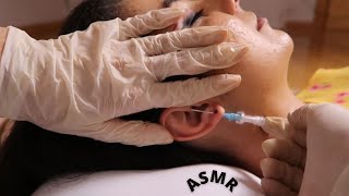 ASMR APLICADO - BODY PIERCING (FURANDO A ORELHA DA SWEET CAROL)