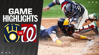 Brewers vs. Nationals Game Highlights (8/2/24) | MLB Highlights