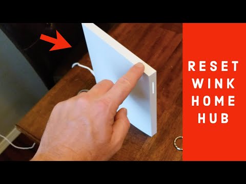 How to reset the WINK Home Hub to factory settings