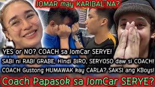 HALA! JOMAR Maging KARIBAL si COACH sa SERYE? Sabi ni RAB SERYOSO at Walang Halong BIRO daw si COACH