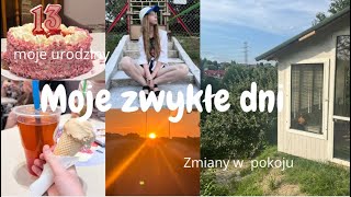 Moje zwykłe dni|zmiany w pokoju, moje urodziny, zakupy 🛍️ 🎁🎂