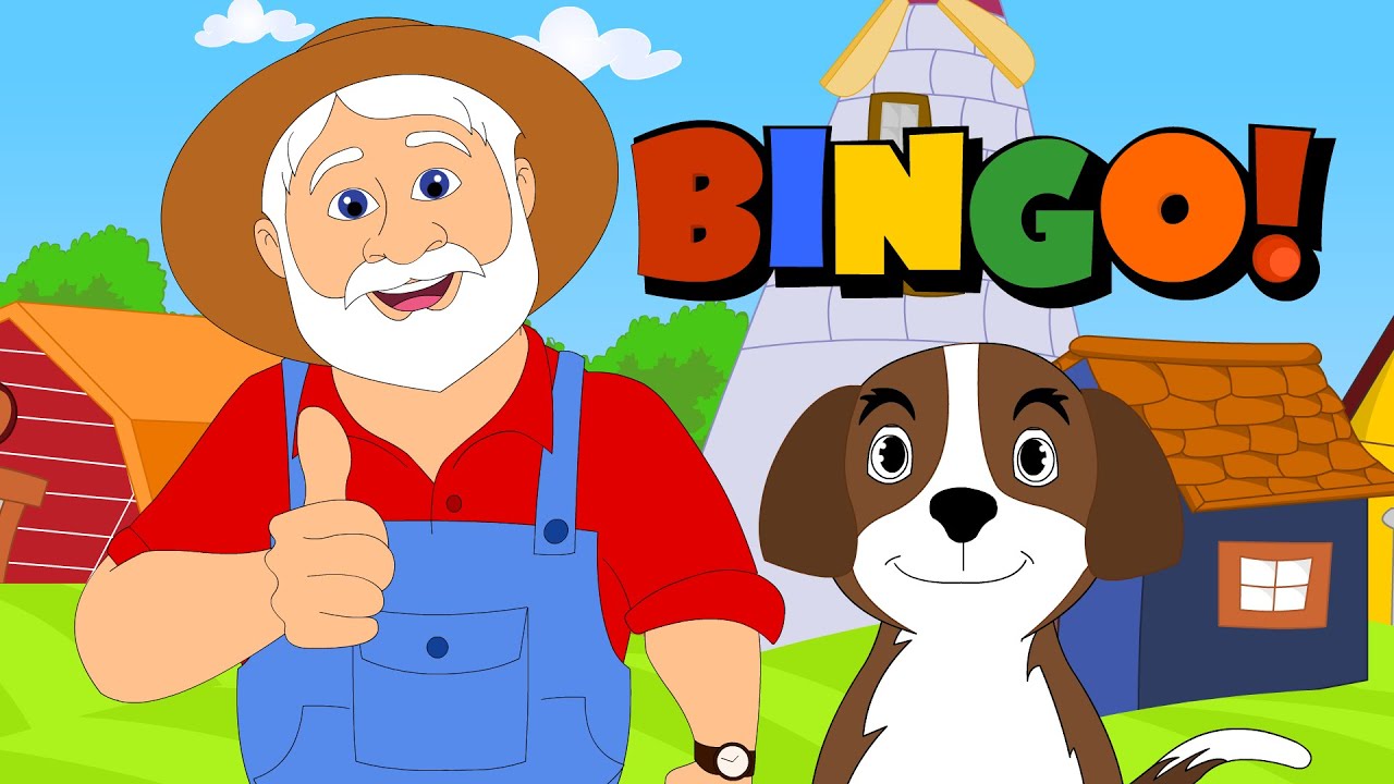 BINGO Dog Song - Nursery Rhymes - Cartoon Animation Rhymes & Songs For ...