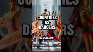 AI Depicts Countries As Dancers #ai #aiart #shorts #dance #dancer #country #countries