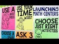 Math Centers Launch Freebie