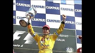 Irish National Anthem On The Podium At The 1999 Italian Grand Prix