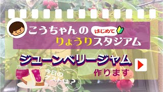 【＃13】こうちゃん・甘酸っぱいジューンベリージャムを作ります！手摘みして加工します～♪