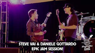 Steve Vai & Daniele Gottardo Epic Jam Session!