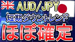 【FX】豪ドル円短期ダウントレンドはほぼ確定！