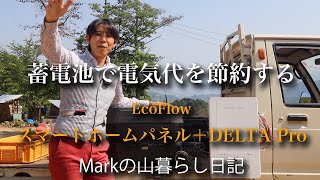 蓄電池を使って電気料金を節約する。EcoFlow スマートホームパネル+DELTA Pro【Markの山暮らし日記】