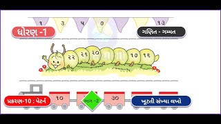 Khutati sankhya lakho [ખૂટતી સંખ્યા લખો] || petarn || Part 2 || Ganit Gammat || Std 1