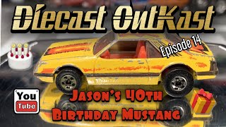 Diecast OutKast episode 14 1979 mustang birthday cake topper