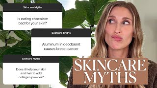 Dermatologist Discusses Skincare Myths! Toothpaste for Acne? Do Collagen Supplements Work?