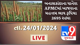 બનાસકાંઠાના ધાનેરા APMCમાં બાજરાના મહત્તમ ભાવ રૂપિયા 2695 રહ્યા |  APMC |  Tv9Gujarati | #Tv9D