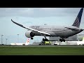 emergency landing united airlines boeing 787 9 dreamliner at lisbon airport