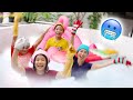 BERENANG DI KOLAM RENANG PENUH DRY ICE !! BEKU ? DINGIN BANGET ! 😱😱 CnX Adventurers