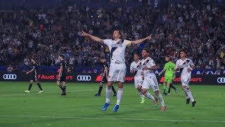 GOAL: Zlatan Ibrahimovic sets LA Galaxy single-season goal record with his 25th goal