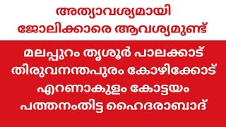 കേരളത്തിലെ വിവിധ ജില്ലകളിൽ വന്നിട്ടുള്ള ഏറ്റവും പുതിയ തൊഴിൽ അവസരങ്ങൾ | MY JOB | KERALA JOBS 2025