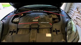 Oil Change Service & Engine Air filter procedure for the 2019 Porsche Cayenne S - 2.9 L V6 TT Engine