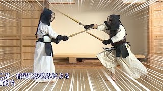 Kendo Nito on Vimeo!!!　剣道二刀の打突が脳裏に焼き付く動画
