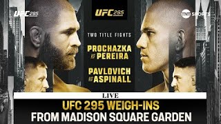 LIVE #UFC295 Ceremonial Weigh-Ins ⚖️ Prochazka vs. Pereira 🏆 Pavlovich vs. Aspinall 🏆