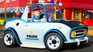Wheels On The Police Car & More Preschool Songs for Kids