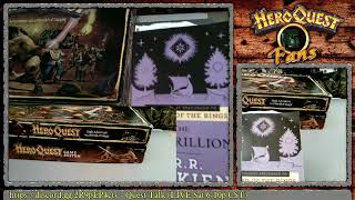 HeroQuest 1st Edition (1989), EU packs, unbox & compare! +LOTR talk