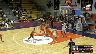 Darnell Edge Points in Ironi Ness Ziona vs. Hapoel Be'er Sheva/Dimona