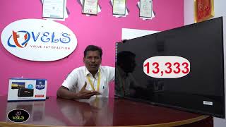 43 INCH VELS TV Just 13,333 | 43 Inch Frameless Smart LED Tv | Used TV Madurai