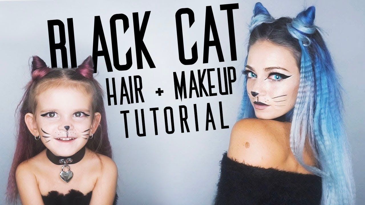 Black Cat Makeup Tutorial