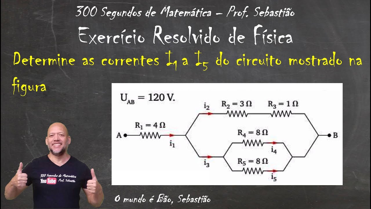 FÍSICA - CIRCUITOS ELÉTRICOS - Determine A Intensidade De Corrente ...