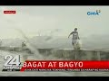 24 oras ilang motorista at commuter stranded sa bahang dulot ng umapaw na creek