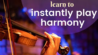 How to start harmonizing on a melody instrument ~ tutorial for solo instruments. # Instant harmony