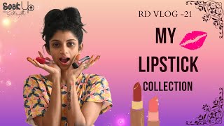 My Lipstick Collections | RD Vlog 21 | #shruthi_rajanikanth #chakkappazham #comedy #shruthi #daily